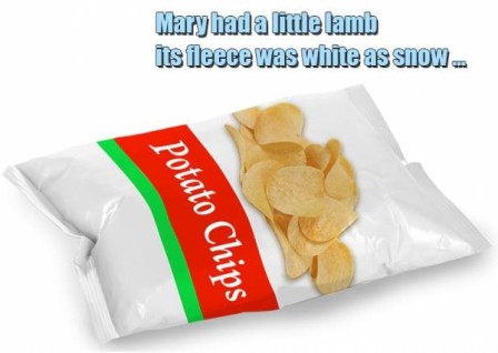Image: Bag of potato chips
